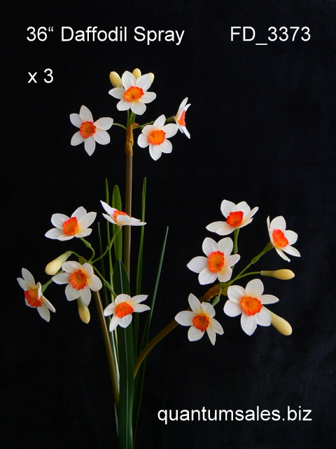 36" Daffodil Spray x 3  ( $3.60 )